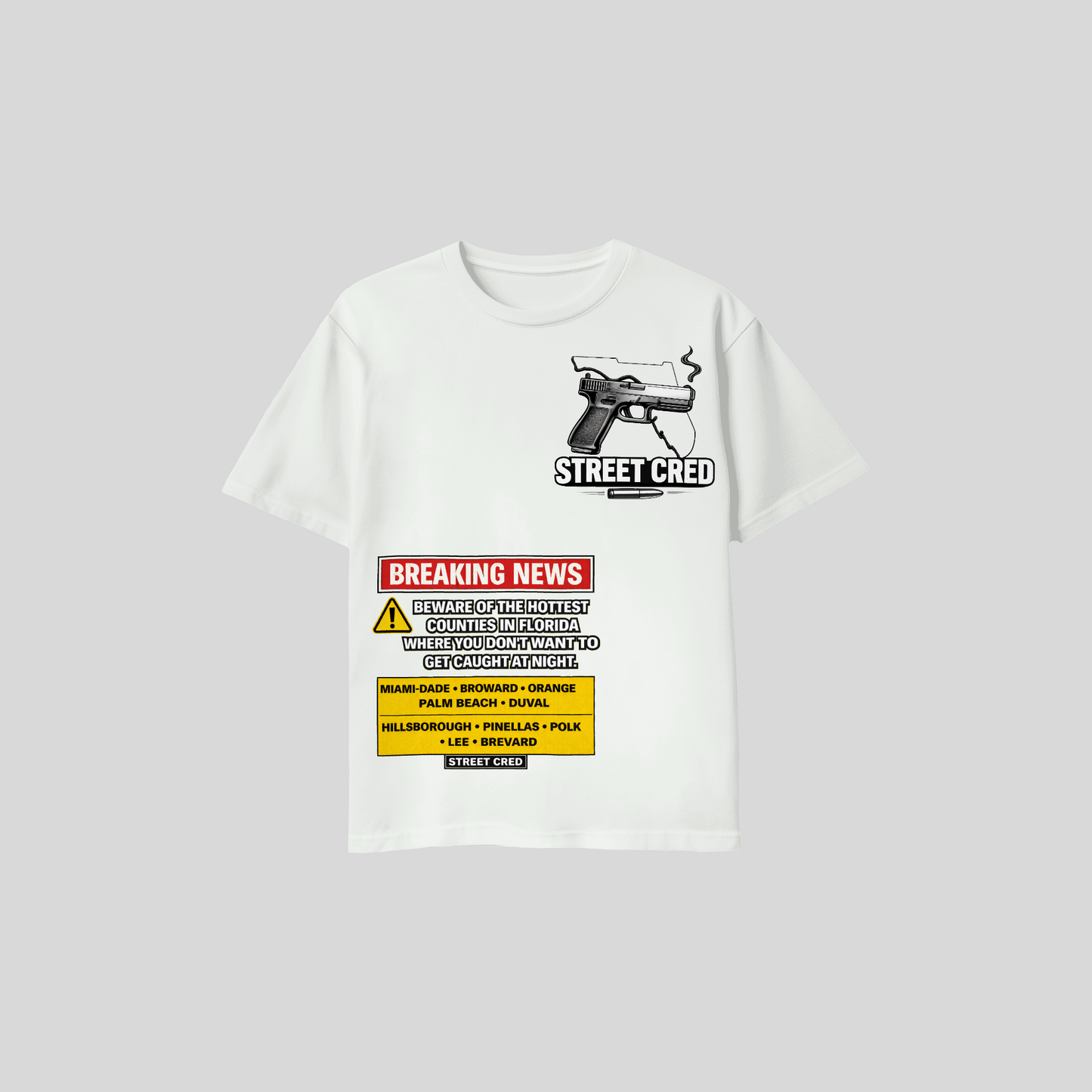 Florida State Breaking News T-Shirt | Street Cred Streetwear
