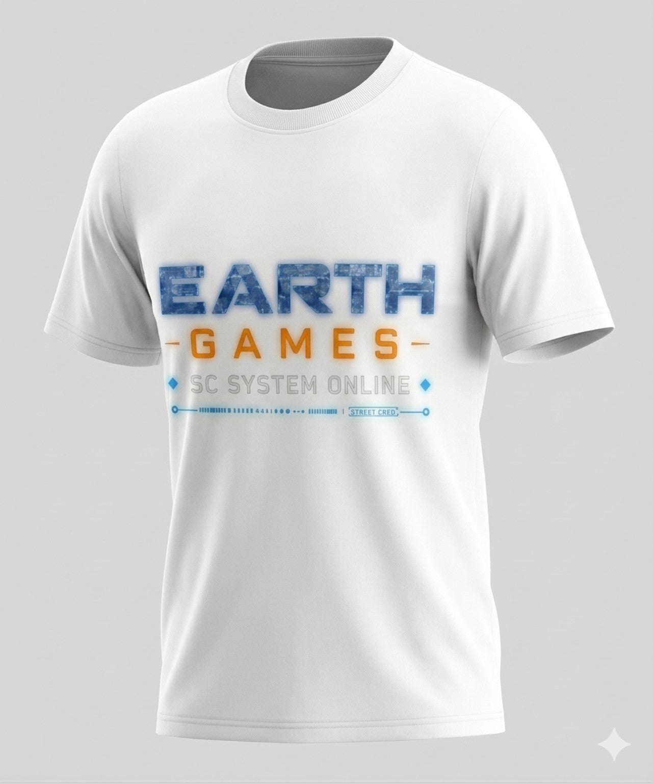 Earth Games Logo T-Shirt – SC System Online Streetwear Tee (Black)