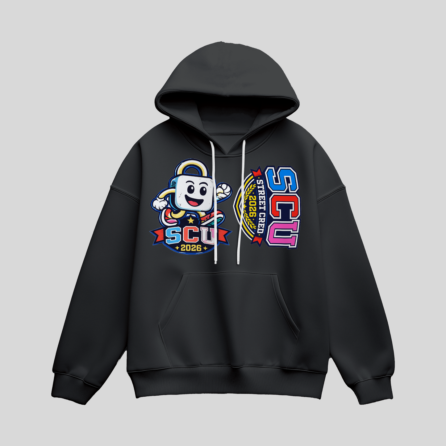 SC Univ. 2 Logo Hoodie | Street Cred University Streetwear