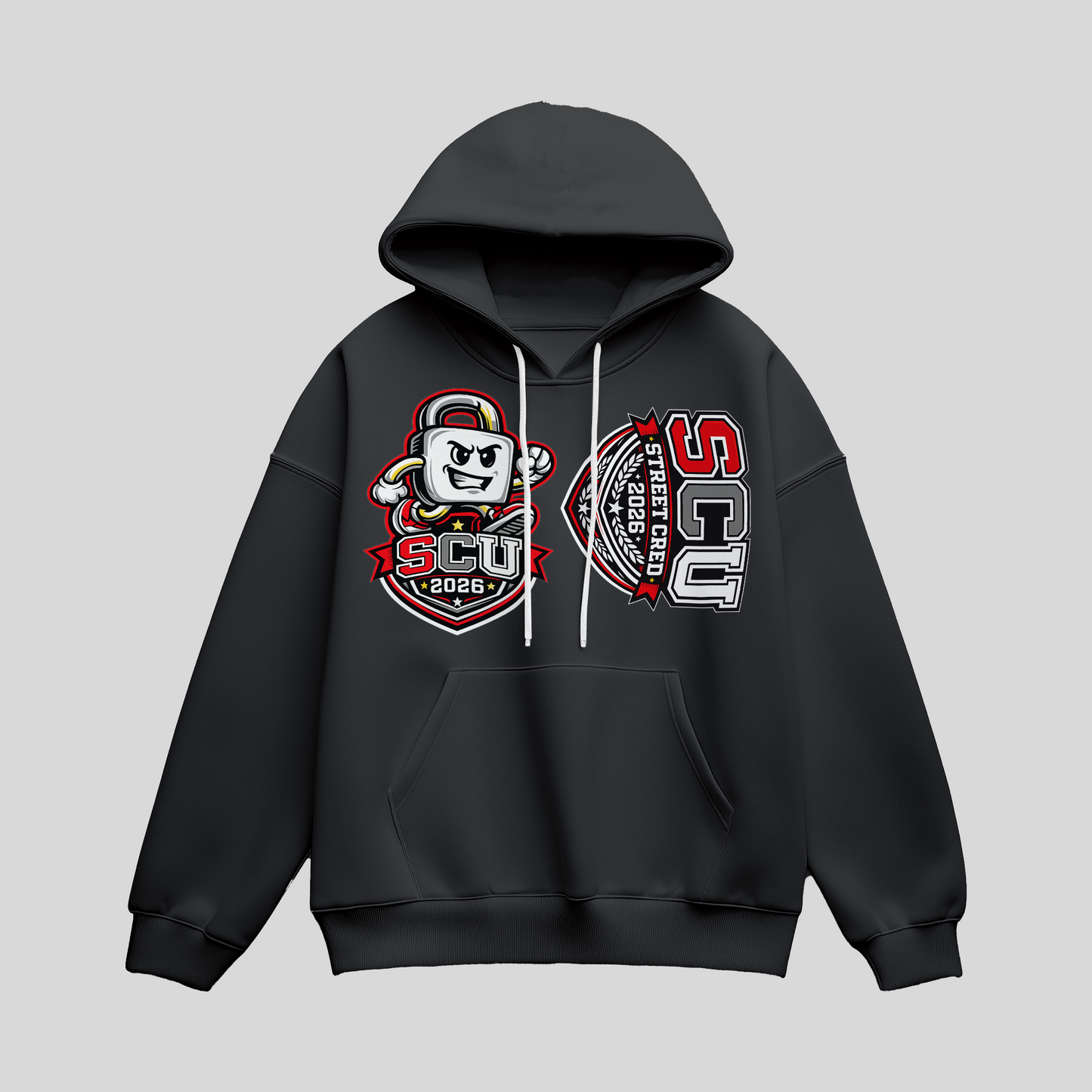 SC Univ. 2 Logo Hoodie | Street Cred University Streetwear