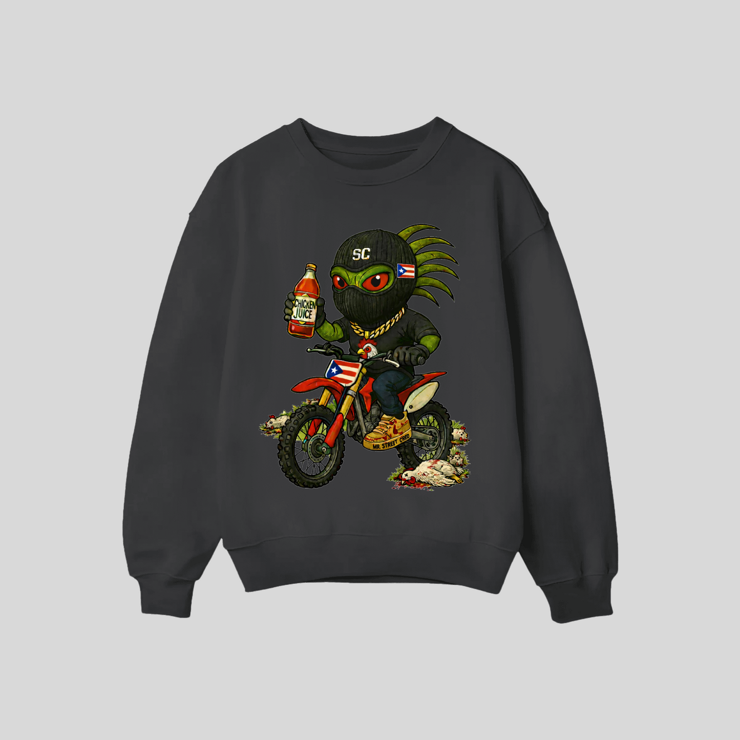 Chupacabra Graphic Crewneck Sweaters | Street Cred