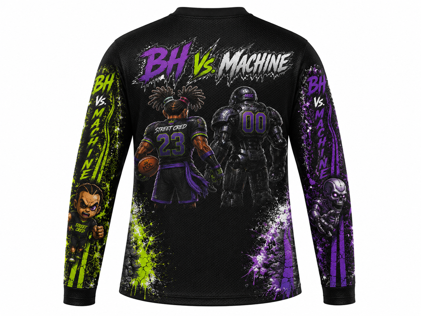 Mr. Street Cred® Bread Head vs. The Machine #23 Premium Mesh Jersey – Limited Edition