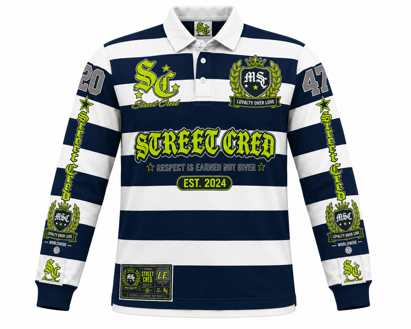 Mr. Street Cred® Heavy Weight Rugby Shirt – Limited Edition