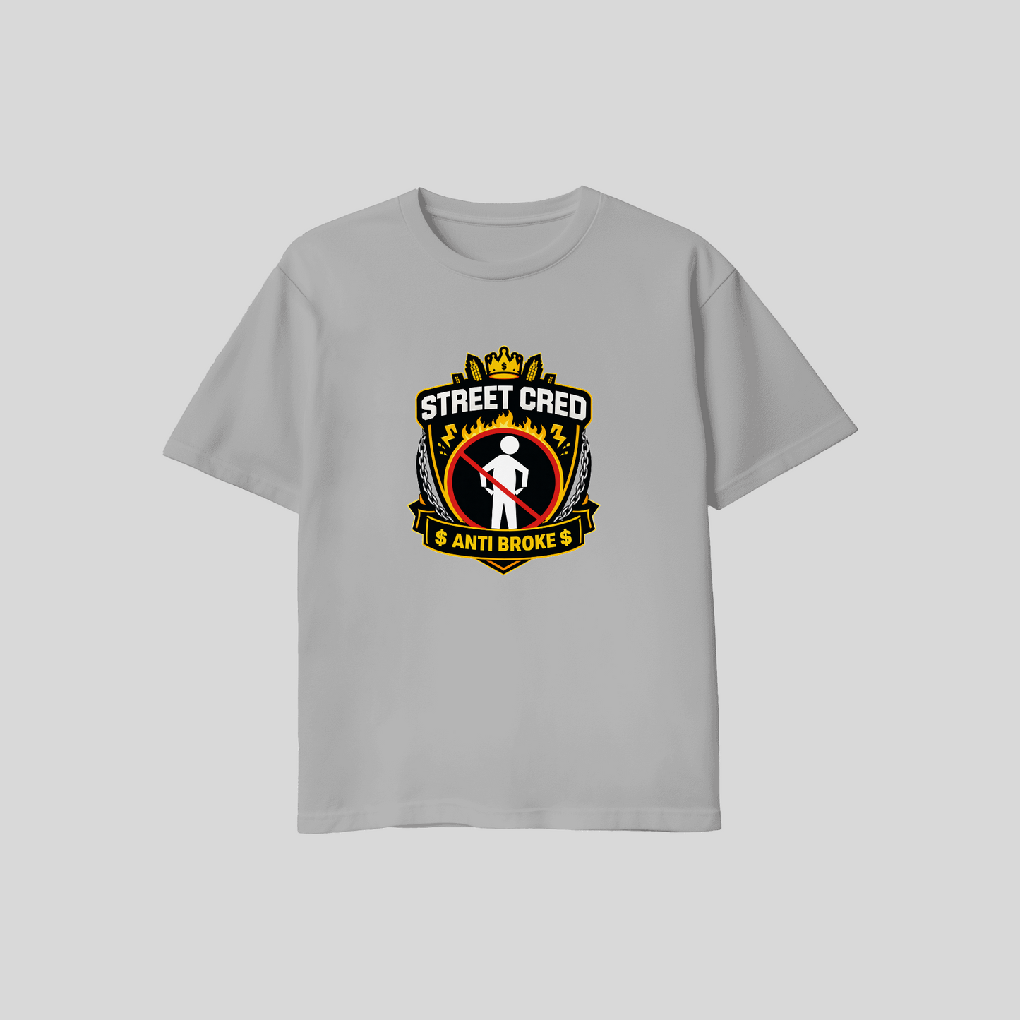 Anti-Broke Flame T-Shirt | Street Cred