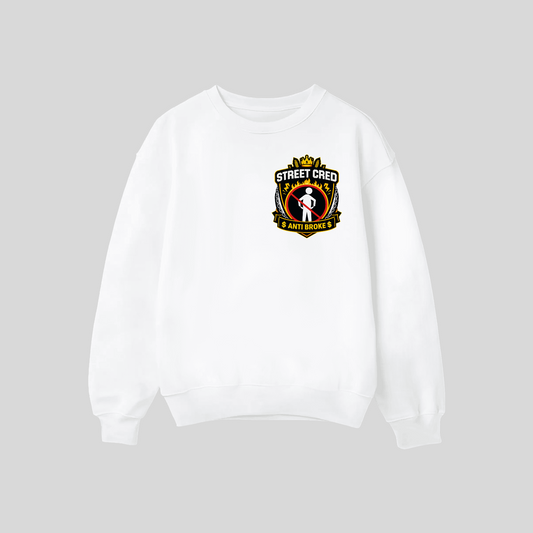 Anti-Broke Flame Sweater | Street Cred