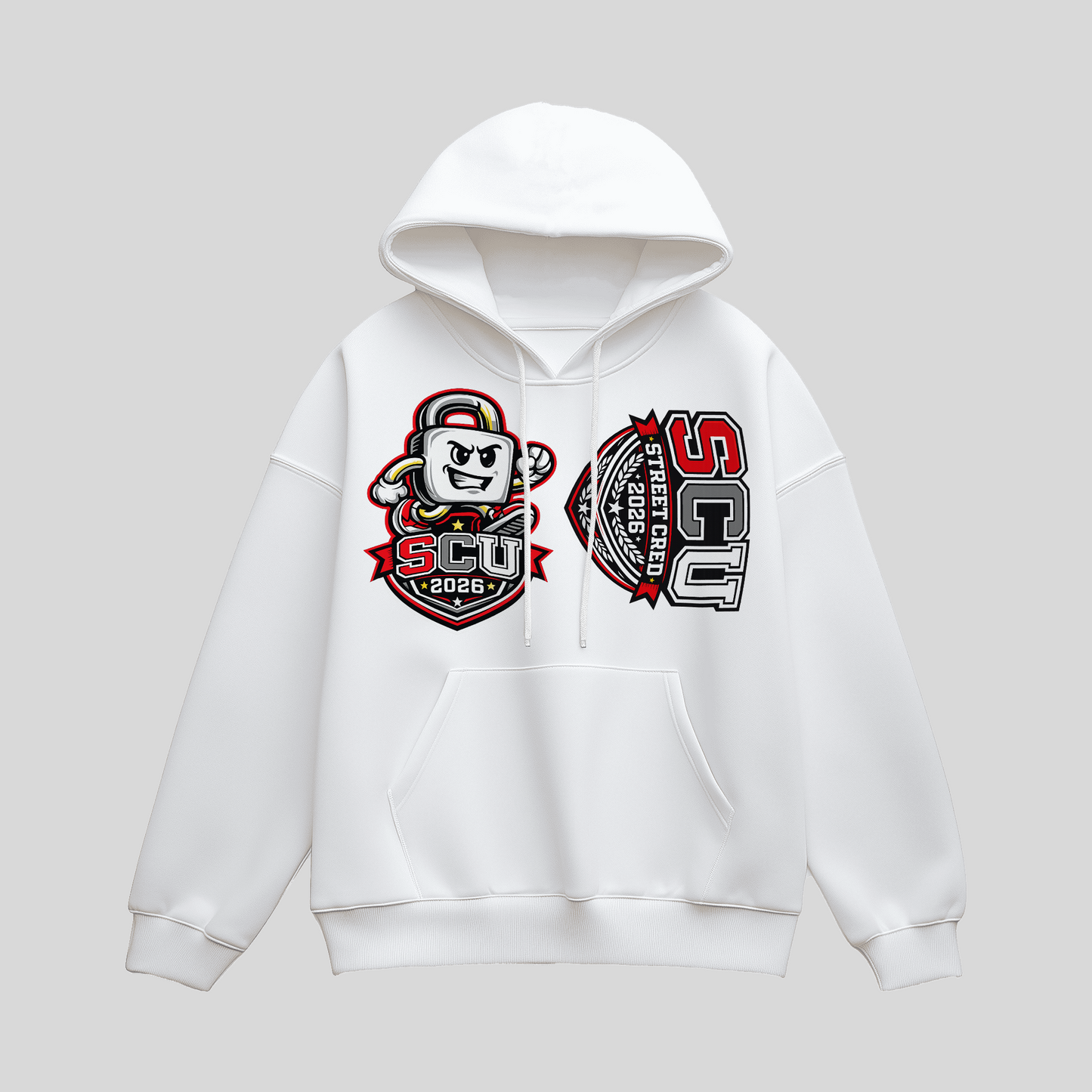 SC Univ. 2 Logo Hoodie | Street Cred University Streetwear