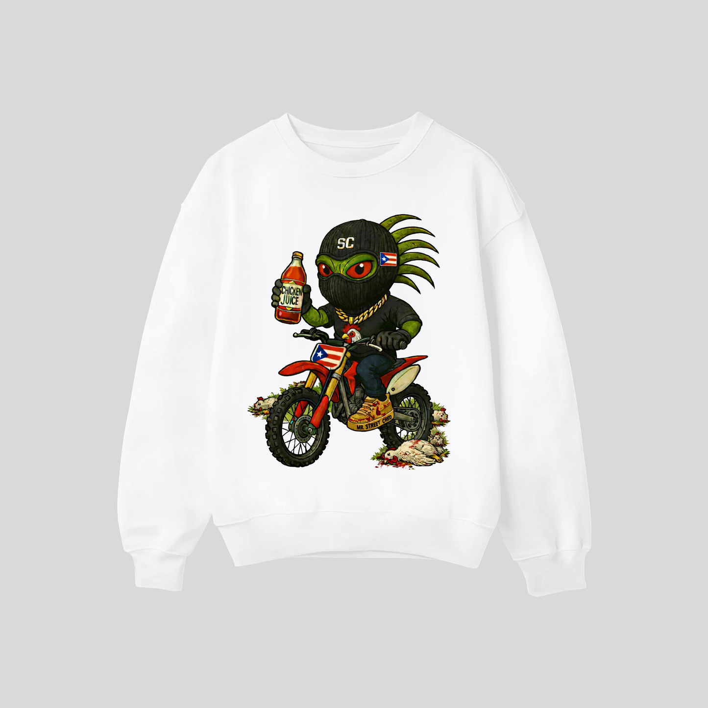 Chupacabra Graphic Crewneck Sweaters | Street Cred